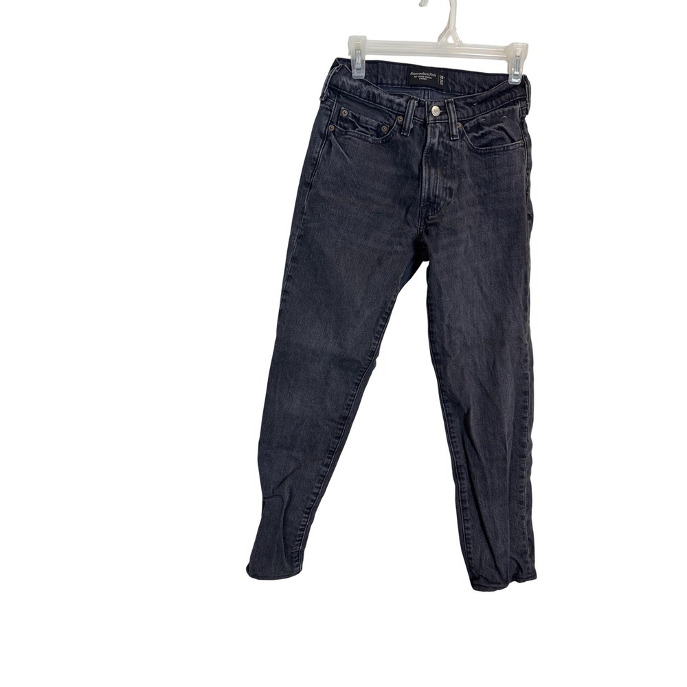 Abercrombie & Fitch‎ A&F Vintage Stretch Jeans Womens 28x32 Gray Straight Denim